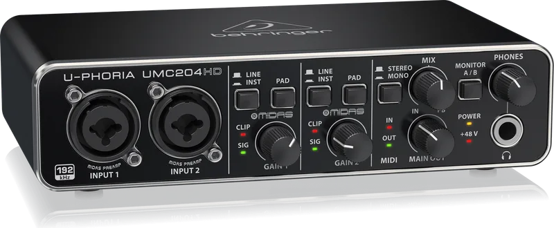 Behringer U-Phoria UMC204HD